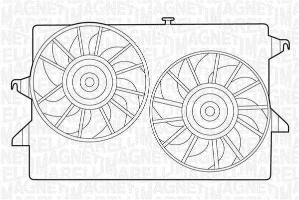 MAGNETI MARELLI Ventilators, Motora dzesēšanas sistēma 069422398010